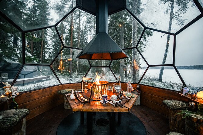 Santa Village Tour+Lapland Cuisine In Glass Igloo+Snow Scooters - Thirty minutes for Rovaniemi city highlights