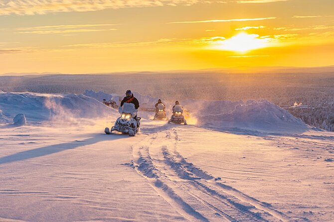 Snowmobile Adventure in Lapland - The return ride to Rovaniemi