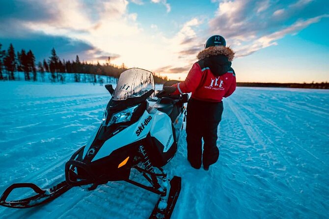 Snowmobile and Ice Fishing Experience - Getting dressed for the Finnish cold