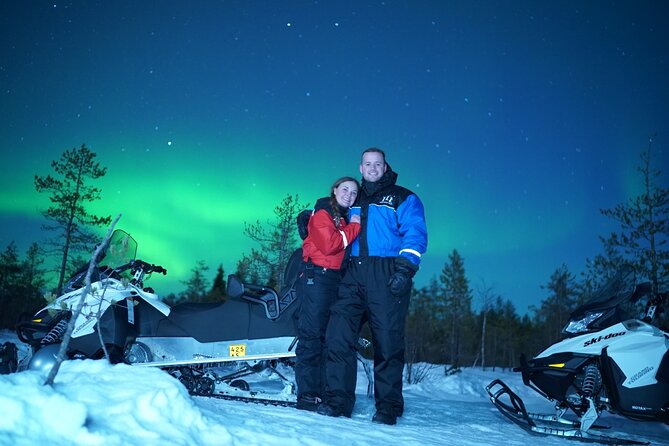 Snowmobile Photography Trip to the Aurora - Leaving Rovaniemi after dark