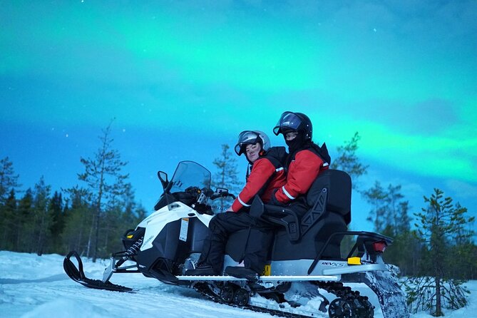 Snowmobile Photography Trip to the Aurora - Waiting for the Aurora in a dark setting