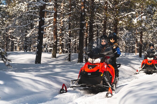 Snowmobile Safari into the Arctic Circle Forest - Starting at Wild Nordic near Santa Claus Village