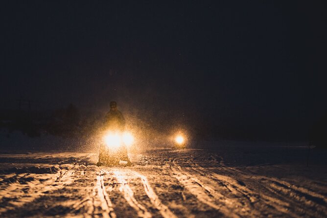 Snowmobile Safari to Search for the Northern Lights - Small group, safety, and comfort