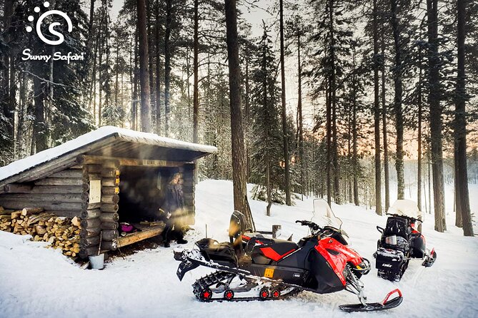Snowmobile Whole Day Adventure - Small Group - Starting at Sunny Safari in Rovaniemi