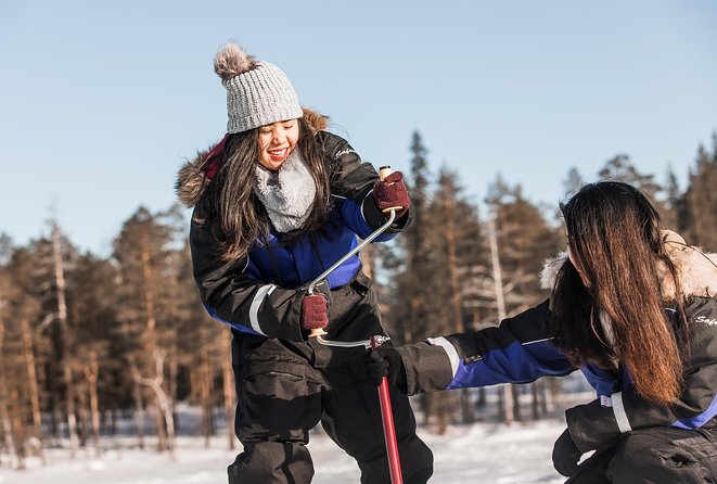 Snowshoeing and Ice Fishing Tour - Leaving Rovaniemi for a quieter Lapland