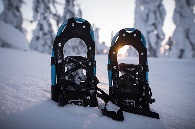 Snowshoeing in the Arctic Circle Wilderness - The campfire break is part of the experience