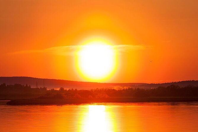 Sunset at the Arctic Circle - A short walk through taiga forest