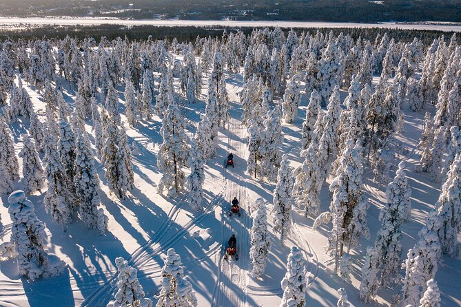 Thrill of Snowmobiling for Adults Only - Two and a half hours across snowy Lapland