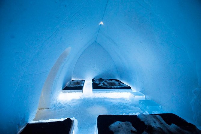 To the Kingdom of Snow and Ice – Full day snowmobile safari to ice hotel - Riding from Rovaniemi through snowy Finnish forests