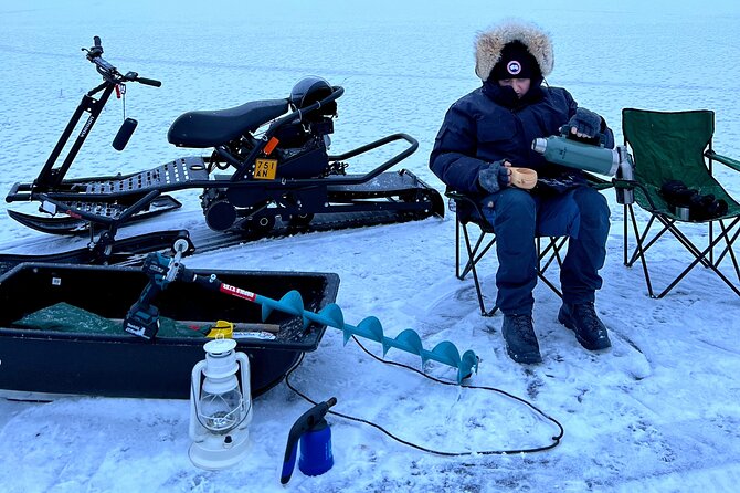 VIP Ice Fishing "ICEBREAKER" Lunch in Glass Igloo - What the $349.89 price really buys